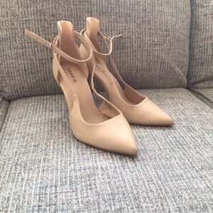 Torrid Nude Ankle Strap Heels